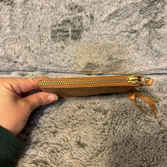 Mercantile for Alex and Ant Embossed Small Leather Pouch - Picture 3 of 5